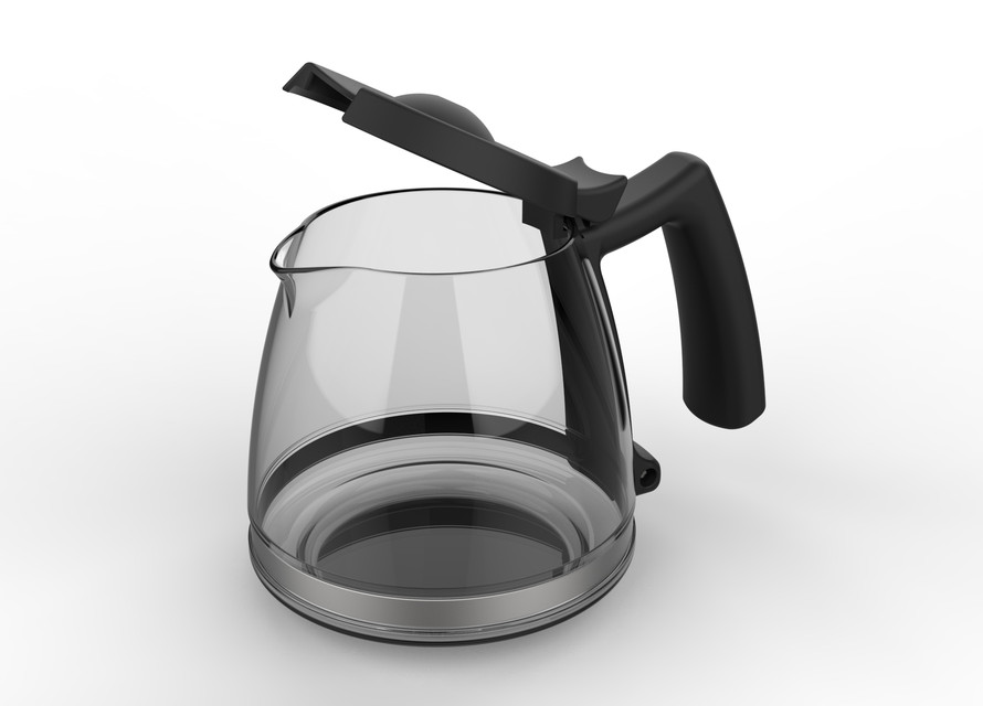 Coffee machine cup 3D CAD Model Library GrabCAD