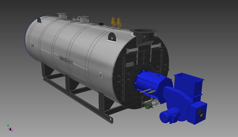 Hot Water Wet Back 300HP Boiler