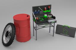 Portable Bike Racer Tool Desk R