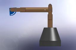 Solar panel fixture post with a buried anchor