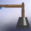 Solar panel fixture post with a buried anchor