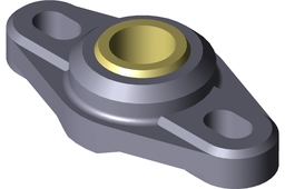 EFOM-10 igubal 2 bolt spherical bearing
