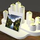 candlestick with photo