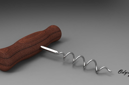 Traditional Wine Bottle Corkscrew