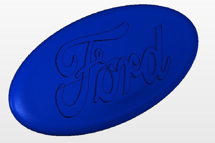 3D Ford Logo