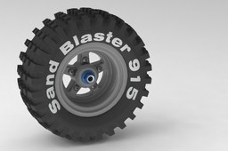 Sand Blaster Tire, Wheel RC