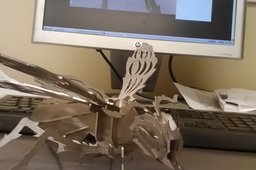 Hornet,sheetmetal puzzle, insect, 3d model, 3d puzzle