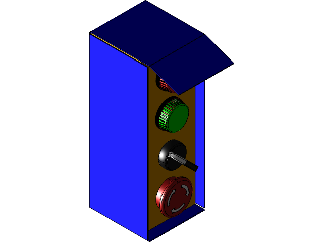 3D Design of a Control System Mount: Optimizing Placement and Access - Box Panel