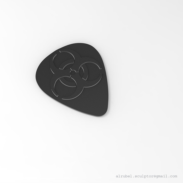 Biohazard guitar pick