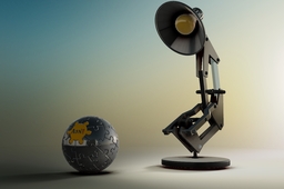 Logo in the spotlight of Pixar 