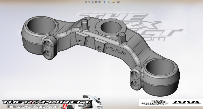 Yamaha TRX 850 lower yoke