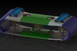 Solar/Electric Powered Recon Closed Wing Drone for MakerBot Replicator 2 Desktop 3D Printer Challenge