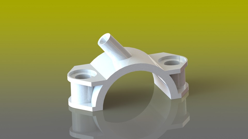 Connecting Rod Cover 3D CAD Model Library GrabCAD