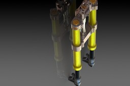 fork ohlins + triple clamps