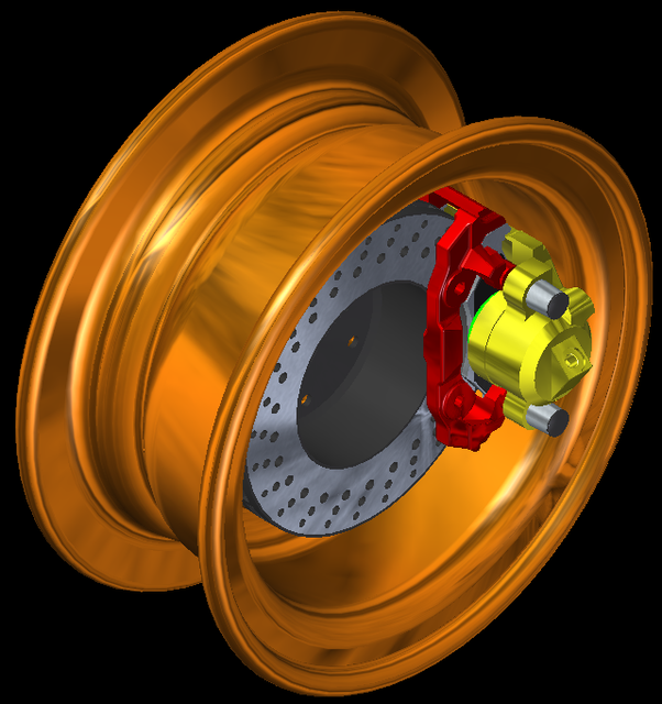 16" Rim with disk brake