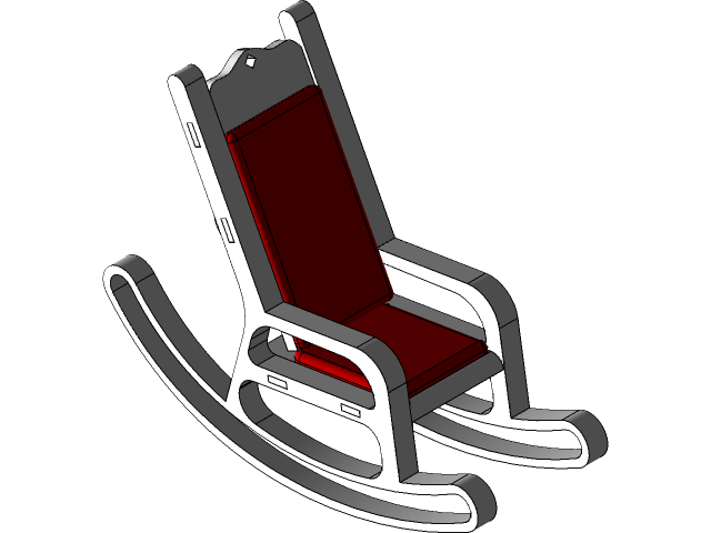 Rocking Chair Solidworks Free CAD Designs, Files & 3D Models | The GrabCAD Community Library