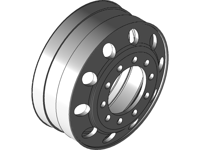 Big Rig Wheel Vector Free CAD Designs, Files & 3D Models | The GrabCAD Community Library
