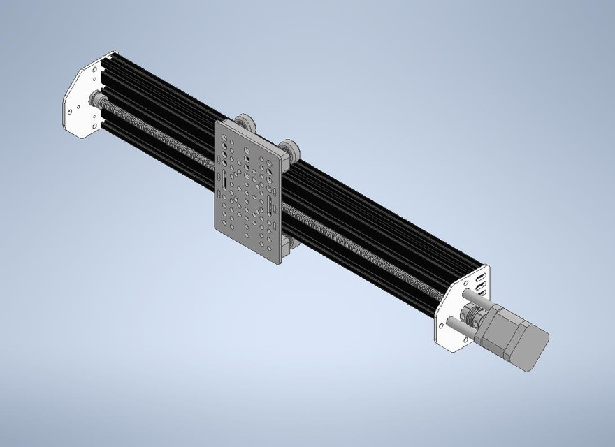 Nema 17 V Slot Lead Screw Driven Actuator (2080 Al & Vertical Gantry)