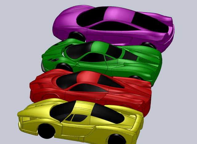 Enzo vs  Hauyra  vs  Zonda  vs Mp4