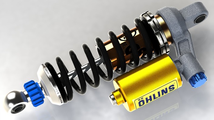Ducati 998 rear shock absorber