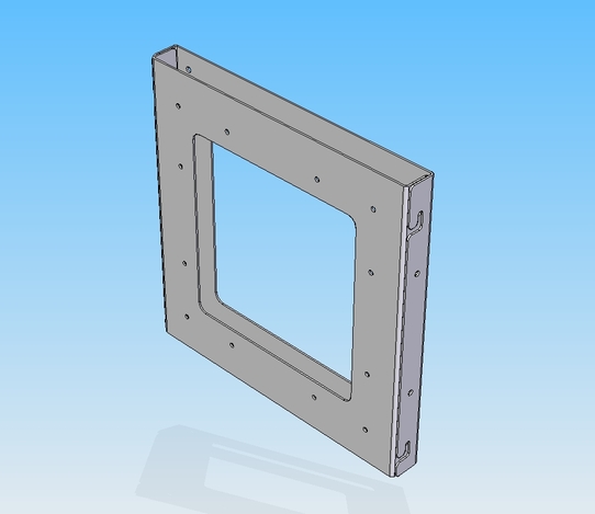 Sharp LCD TV wall fixture