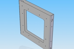 Sharp LCD TV wall fixture