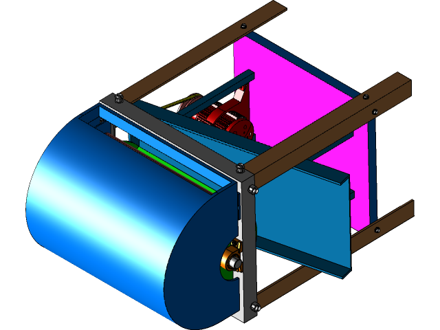 Banana Fibre Extraction Machine 3d Cad Model Library Grabcad