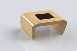 Laptop stand with cooling fan