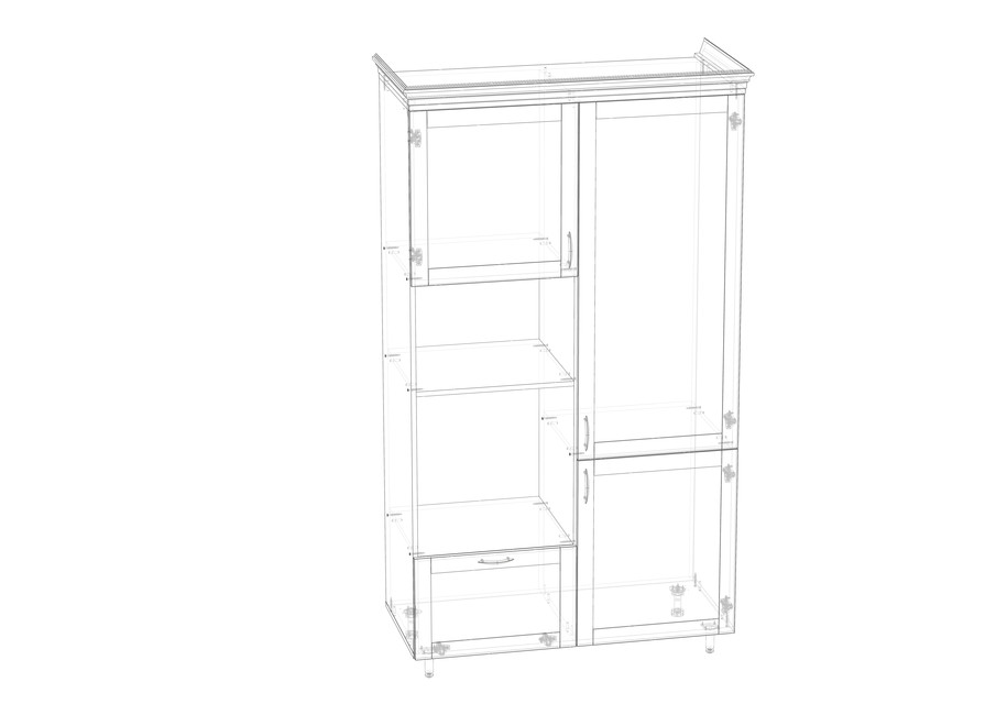 Kitchen 3D CAD Model Library GrabCAD