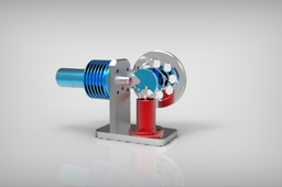 Horizontal Stirling Motor