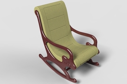 Rocking chair(leather upholstery)