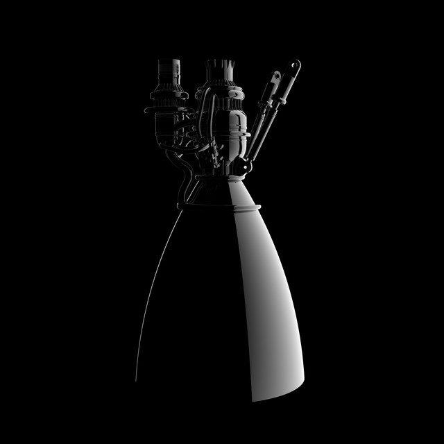 SpaceX Raptor Rocket Engine 3D CAD Model Library GrabCAD