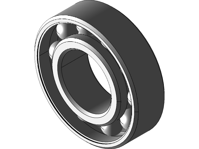 Deep Grooved Ball Bearing (SKF 6205)