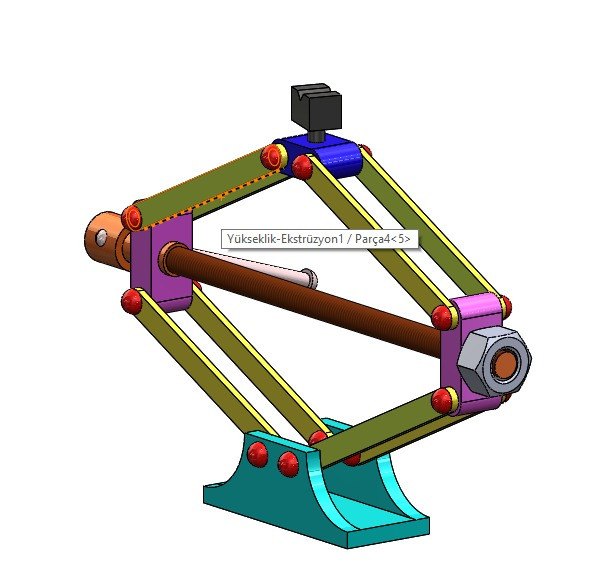 lifting jack assembly