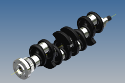 Cast crankshaft