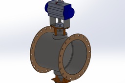 500mm Damper Valve (Butterfly)