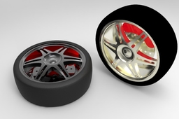 Mercedes McLaren SLR Tyre and rim