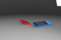 Nokia Lumia 820 with chargeable cover and removable mini projector