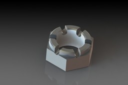 Crown nut M48