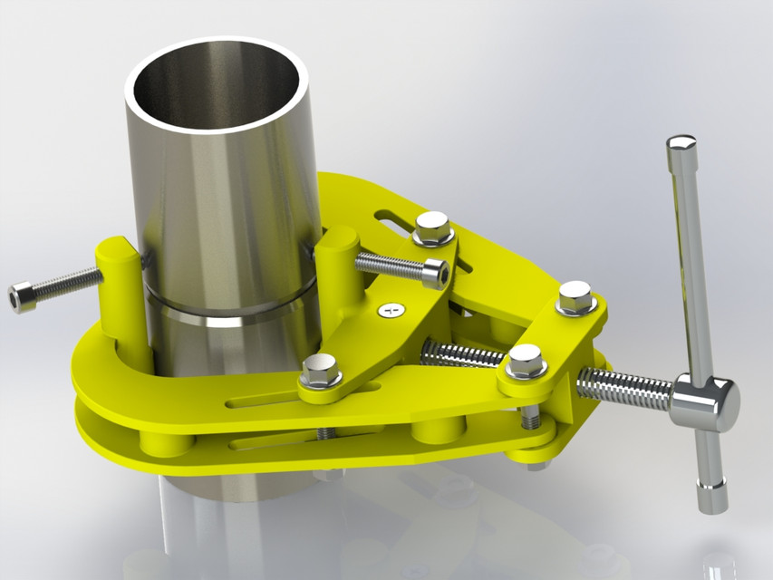 Tubing Welding Clamp 3D CAD Model Library GrabCAD