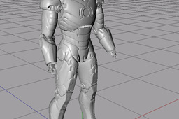 Iron Man MK 3 suit 3D scan
