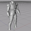 Iron Man MK 3 suit 3D scan