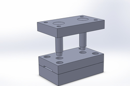 Hole punch die set