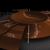 A volcano shaped obstacle