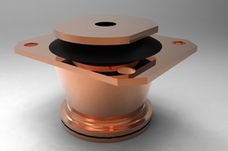 Anti-vibration cone mount.