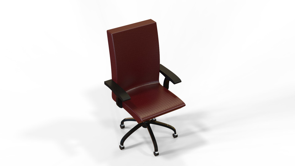 Office Chair 3D CAD Model Library GrabCAD