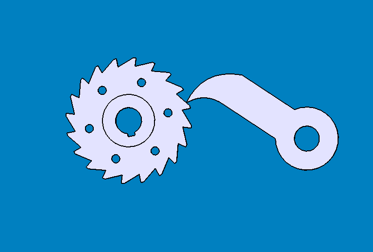 Ratchet mechanism 3D CAD Model Library GrabCAD