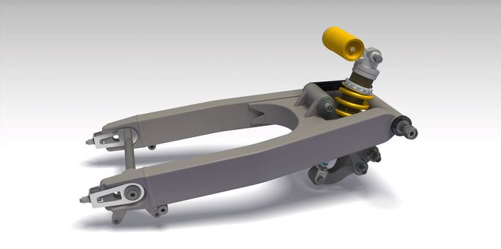 Suzuki 1100 gsxr 90/92 swing arm complet