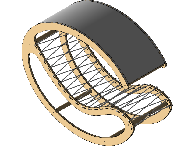 Rocking Chair Solidworks Free CAD Designs, Files & 3D Models | The GrabCAD Community Library