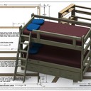 Bunk Bed Twin/Twin 20-060